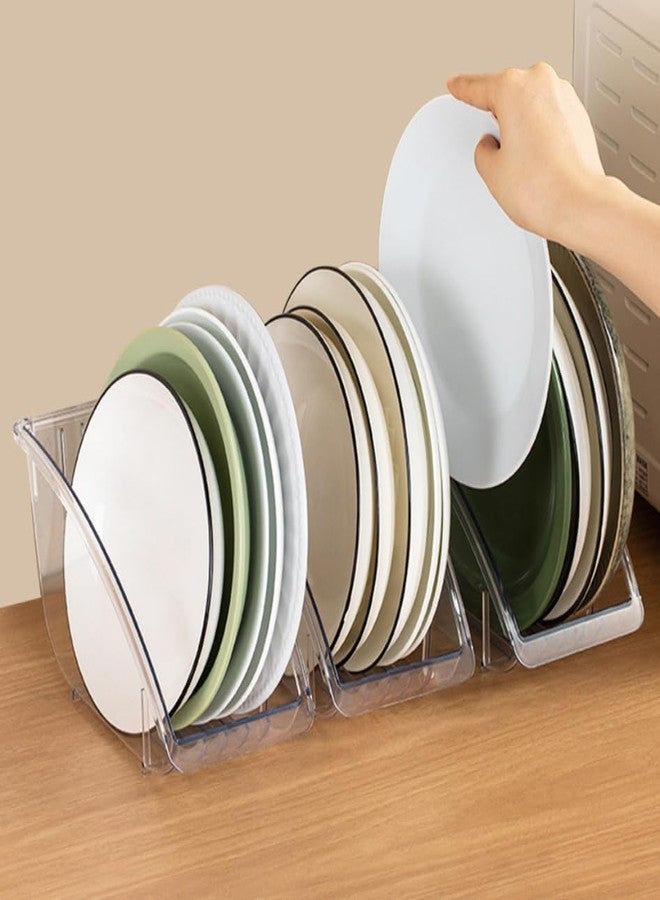 HAOHIZE Paper Plate Holder - Dinner Plate Dispenser & Organizer for Kitchen Cabinets - Image 1